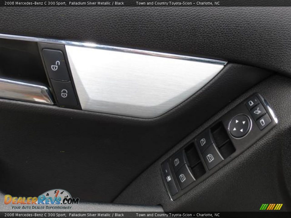 2008 Mercedes-Benz C 300 Sport Palladium Silver Metallic / Black Photo #11