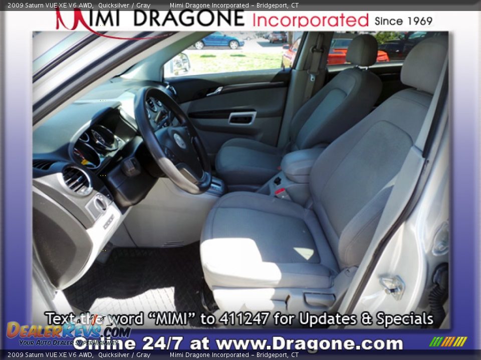 2009 Saturn VUE XE V6 AWD Quicksilver / Gray Photo #13