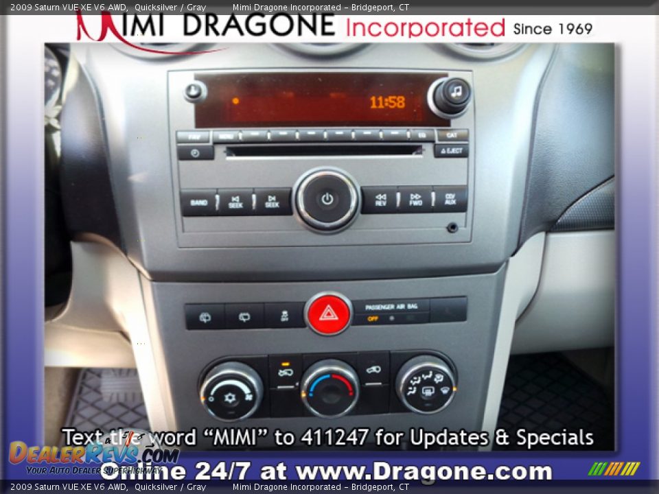 2009 Saturn VUE XE V6 AWD Quicksilver / Gray Photo #15