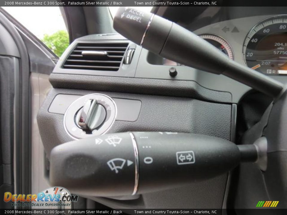 2008 Mercedes-Benz C 300 Sport Palladium Silver Metallic / Black Photo #21