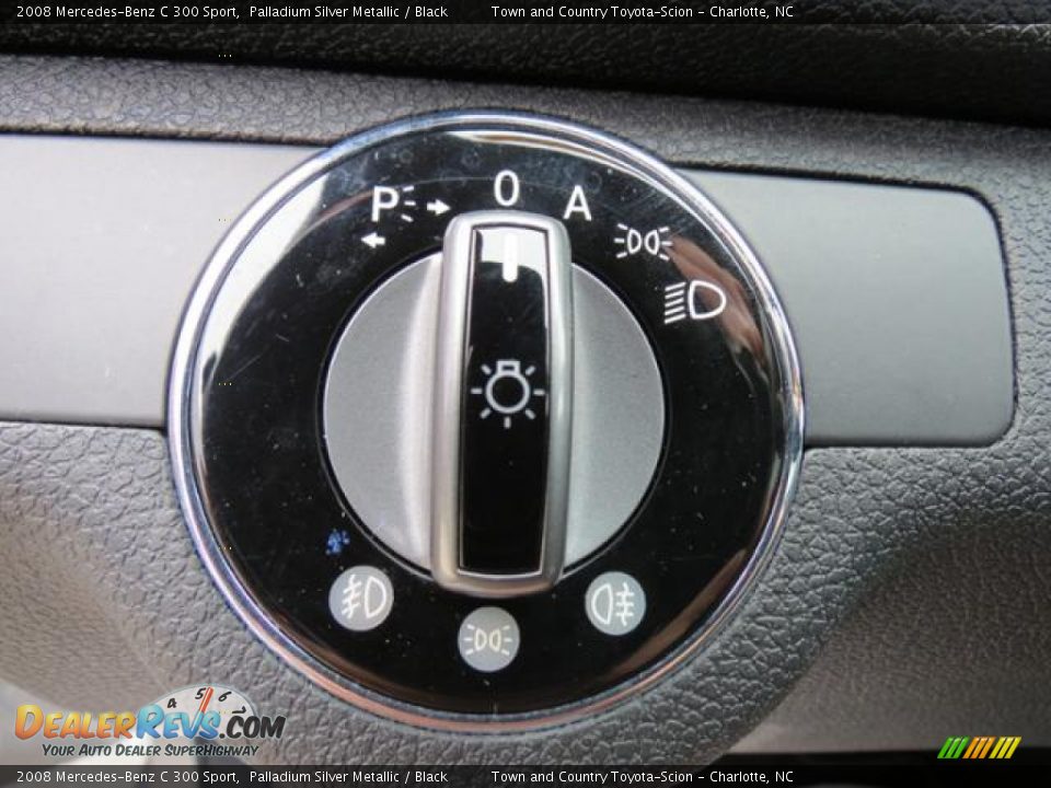 2008 Mercedes-Benz C 300 Sport Palladium Silver Metallic / Black Photo #22
