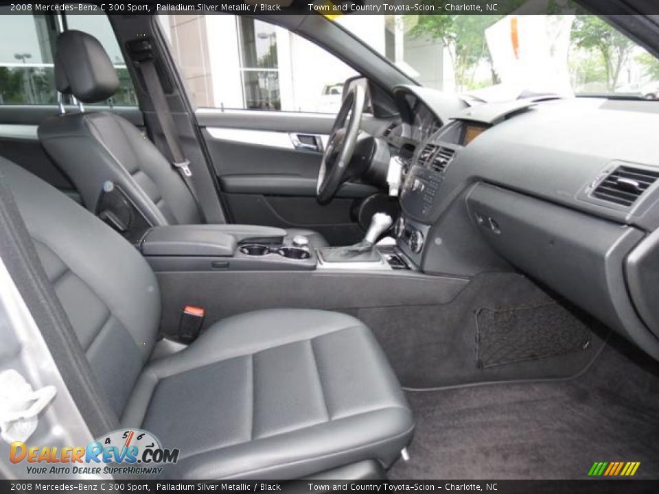 2008 Mercedes-Benz C 300 Sport Palladium Silver Metallic / Black Photo #24