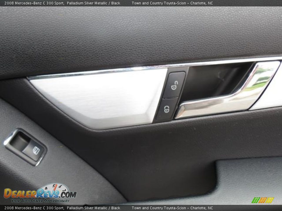 2008 Mercedes-Benz C 300 Sport Palladium Silver Metallic / Black Photo #26