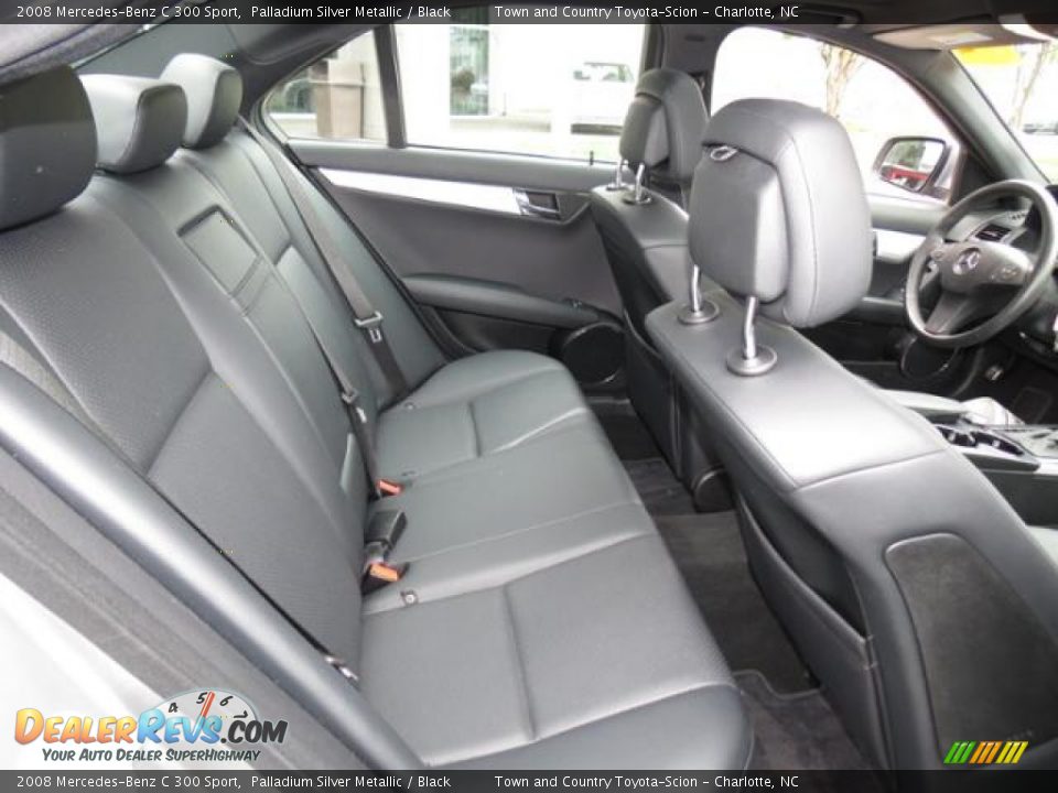 2008 Mercedes-Benz C 300 Sport Palladium Silver Metallic / Black Photo #27