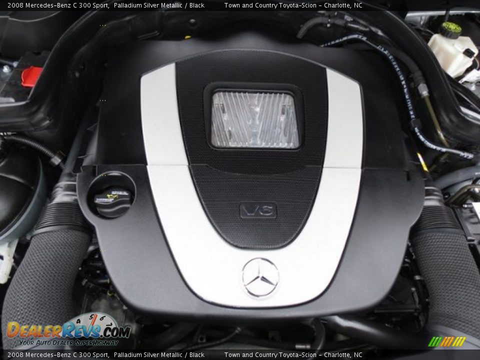 2008 Mercedes-Benz C 300 Sport Palladium Silver Metallic / Black Photo #30