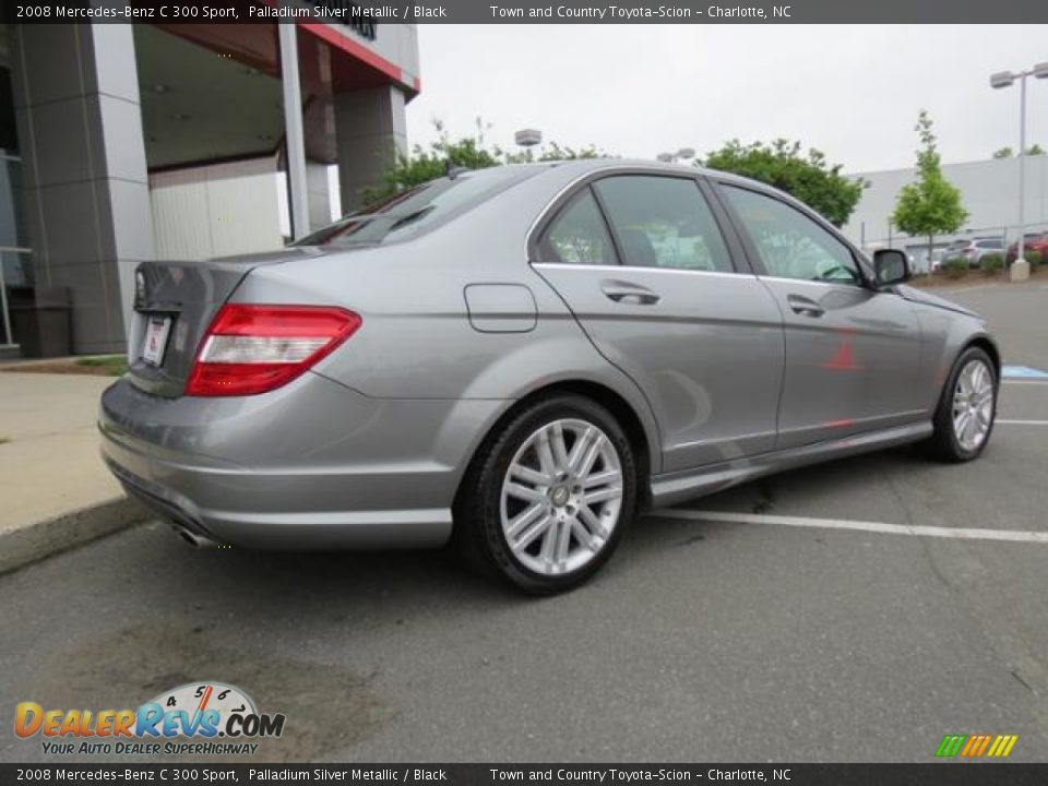 2008 Mercedes-Benz C 300 Sport Palladium Silver Metallic / Black Photo #31