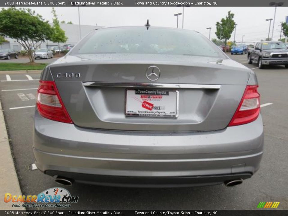 2008 Mercedes-Benz C 300 Sport Palladium Silver Metallic / Black Photo #32