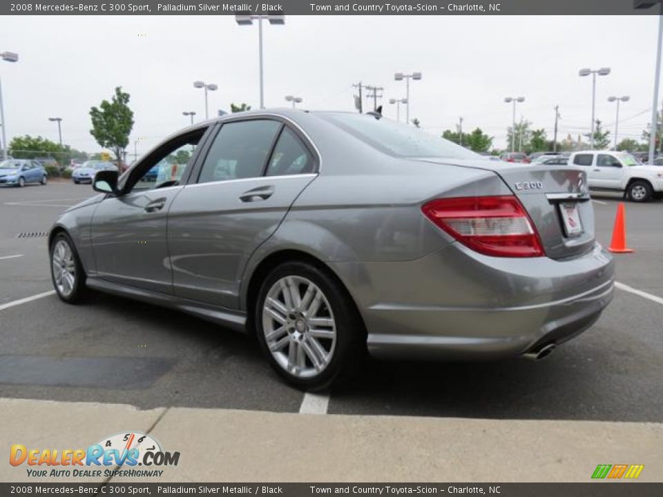 2008 Mercedes-Benz C 300 Sport Palladium Silver Metallic / Black Photo #33