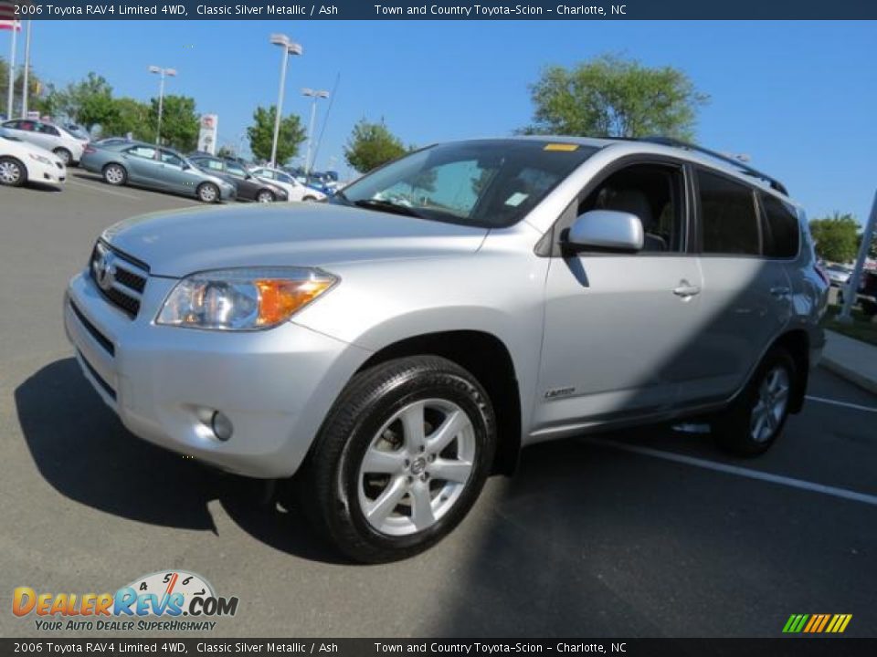 2006 Toyota RAV4 Limited 4WD Classic Silver Metallic / Ash Photo #3