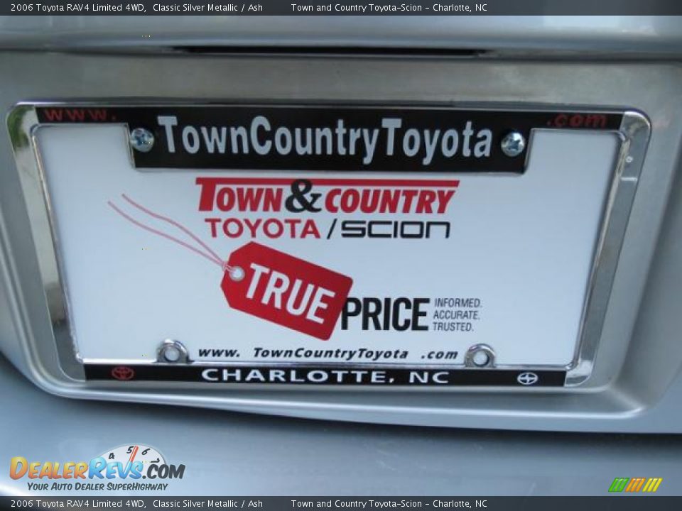 2006 Toyota RAV4 Limited 4WD Classic Silver Metallic / Ash Photo #34