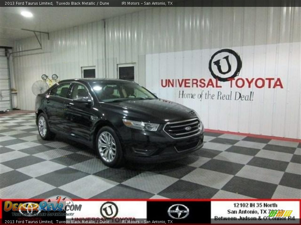 2013 Ford Taurus Limited Tuxedo Black Metallic / Dune Photo #1
