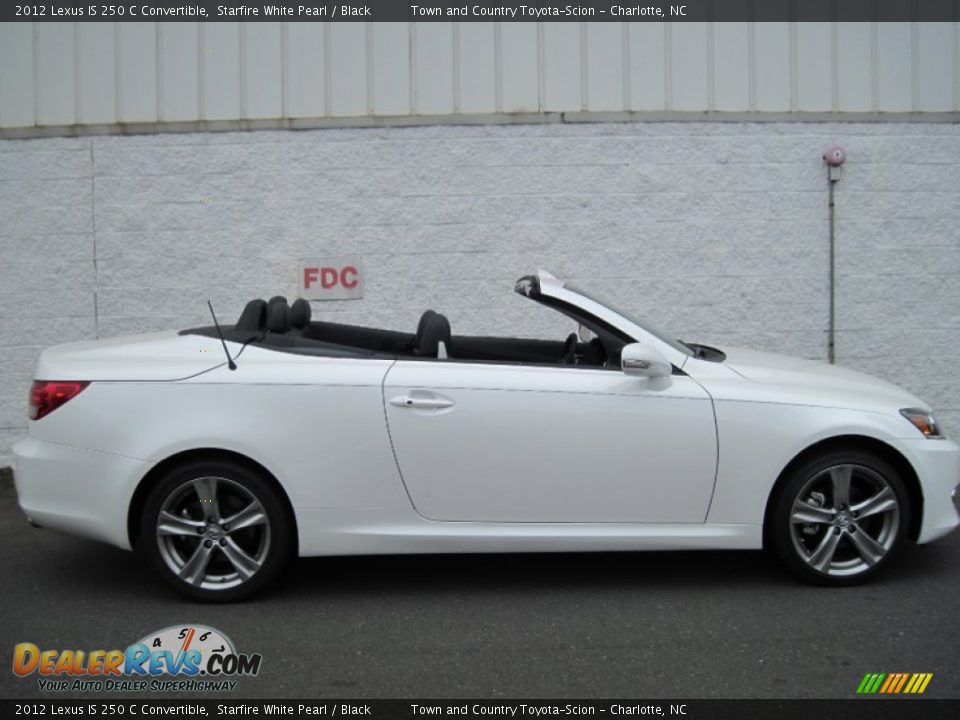2012 Lexus IS 250 C Convertible Starfire White Pearl / Black Photo #4