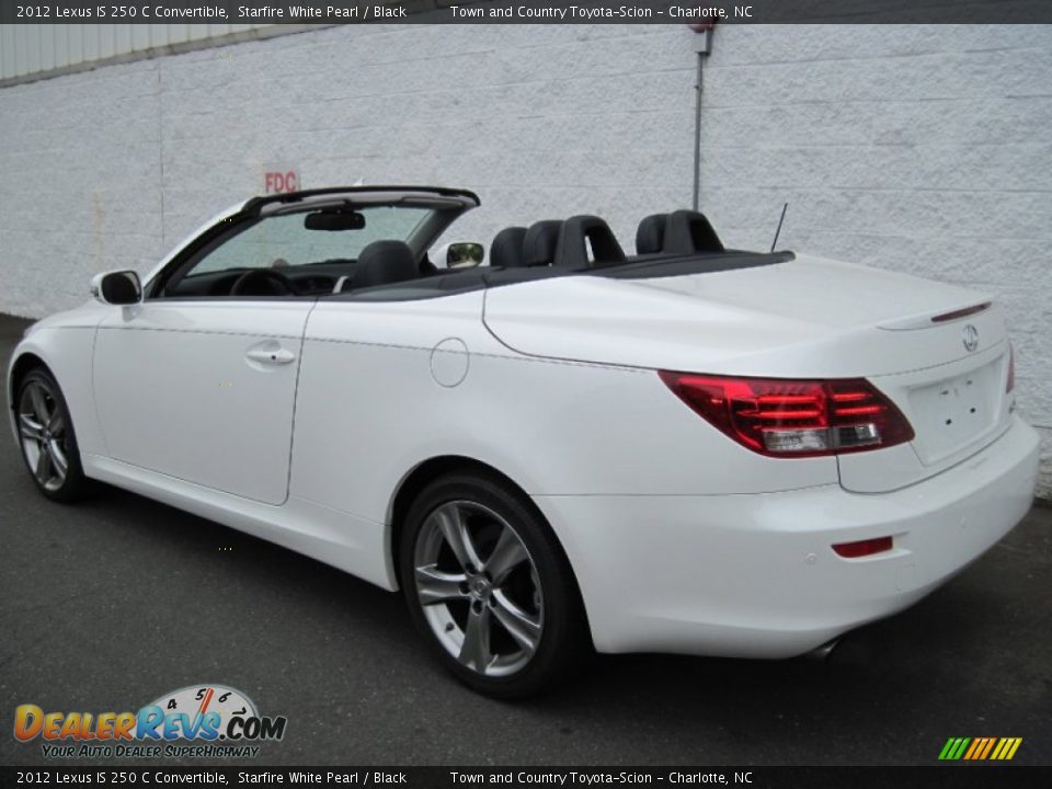 2012 Lexus IS 250 C Convertible Starfire White Pearl / Black Photo #5