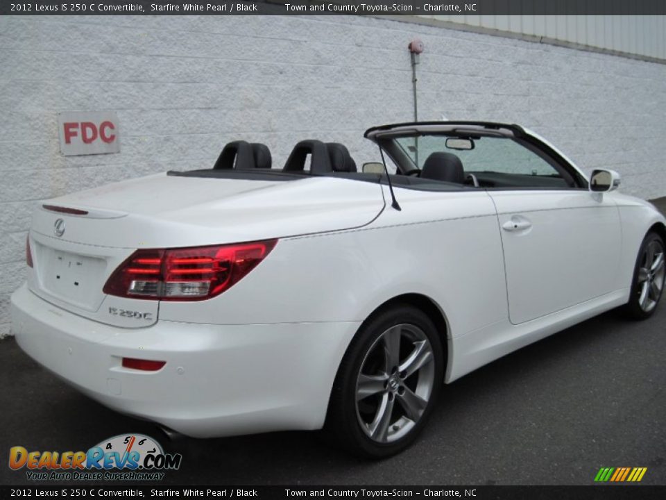 2012 Lexus IS 250 C Convertible Starfire White Pearl / Black Photo #6