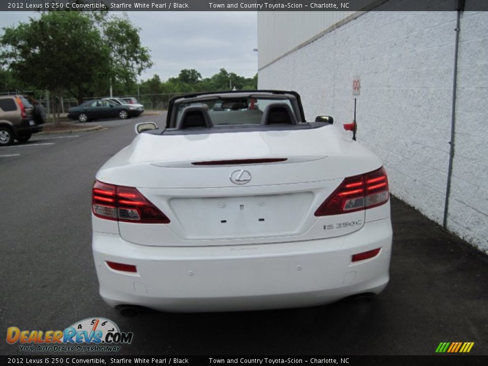 2012 Lexus IS 250 C Convertible Starfire White Pearl / Black Photo #7