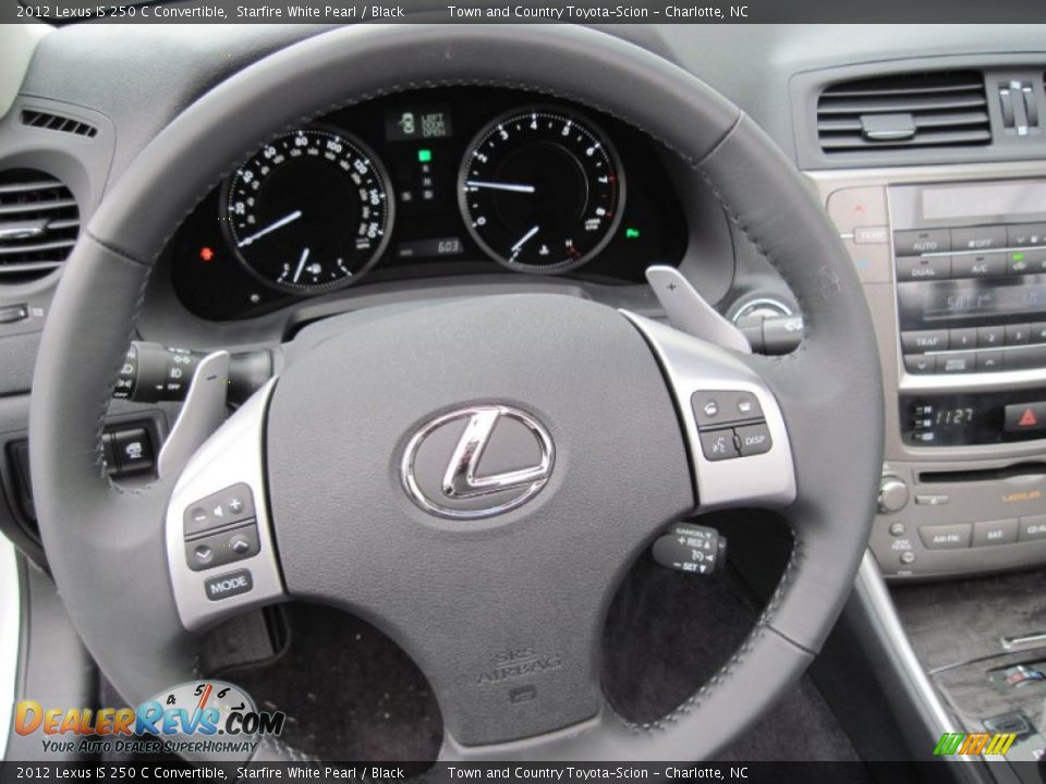 2012 Lexus IS 250 C Convertible Steering Wheel Photo #9