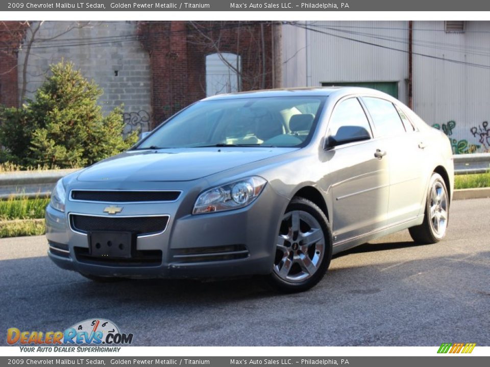 2009 Chevrolet Malibu LT Sedan Golden Pewter Metallic / Titanium Photo #1