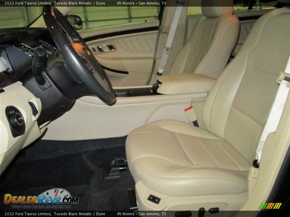 2013 Ford Taurus Limited Tuxedo Black Metallic / Dune Photo #11