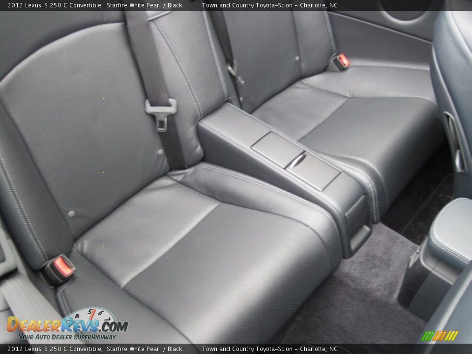 Rear Seat of 2012 Lexus IS 250 C Convertible Photo #14