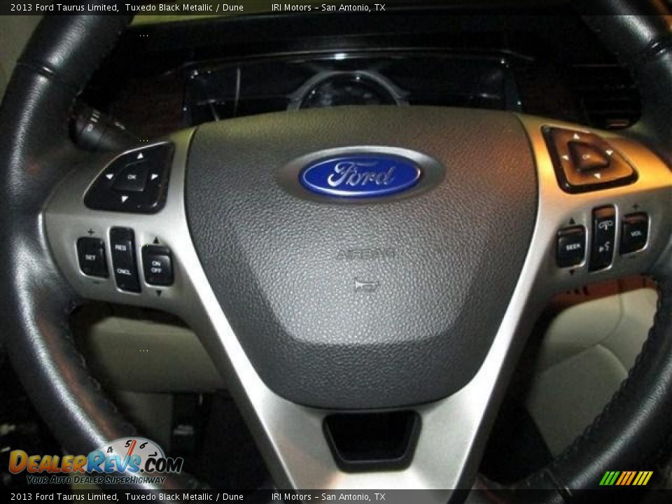 2013 Ford Taurus Limited Tuxedo Black Metallic / Dune Photo #15