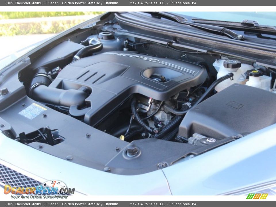 2009 Chevrolet Malibu LT Sedan Golden Pewter Metallic / Titanium Photo #5