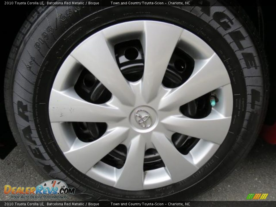 2010 Toyota Corolla LE Barcelona Red Metallic / Bisque Photo #4