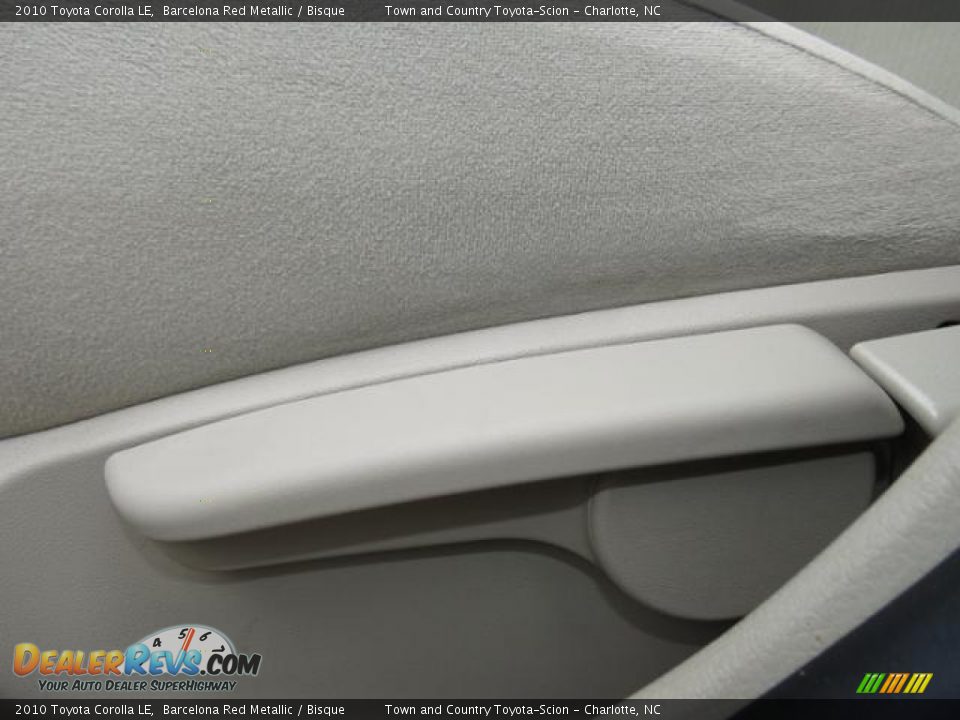 2010 Toyota Corolla LE Barcelona Red Metallic / Bisque Photo #9