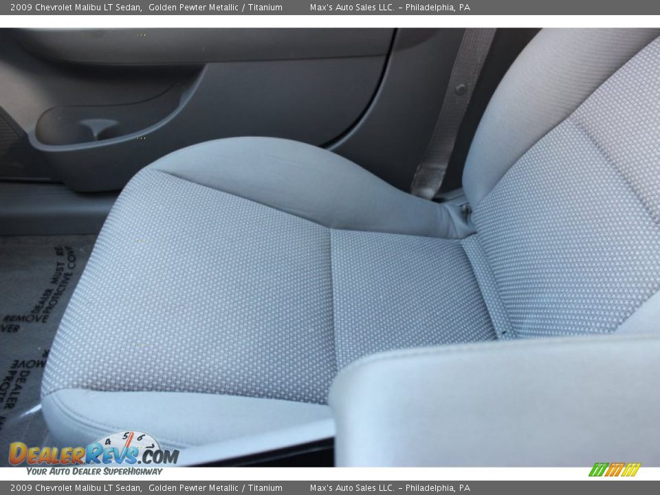 2009 Chevrolet Malibu LT Sedan Golden Pewter Metallic / Titanium Photo #15