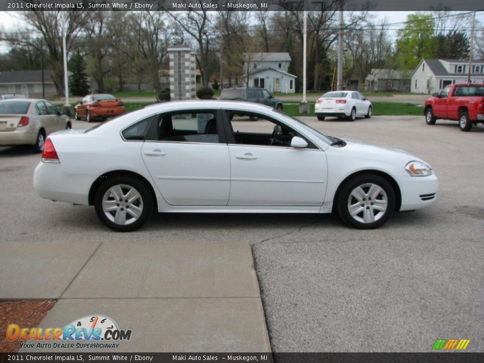 2011 Chevrolet Impala LS Summit White / Ebony Photo #4
