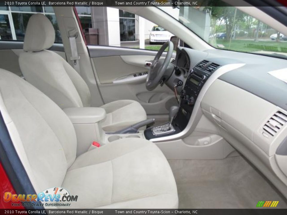 2010 Toyota Corolla LE Barcelona Red Metallic / Bisque Photo #21