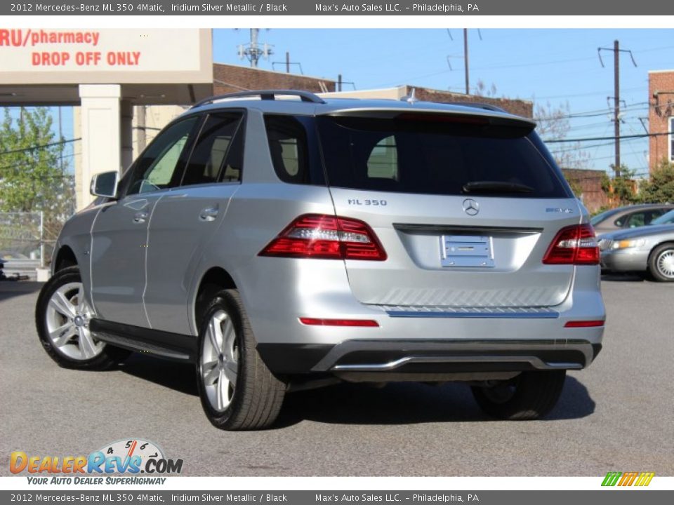 2012 Mercedes-Benz ML 350 4Matic Iridium Silver Metallic / Black Photo #2
