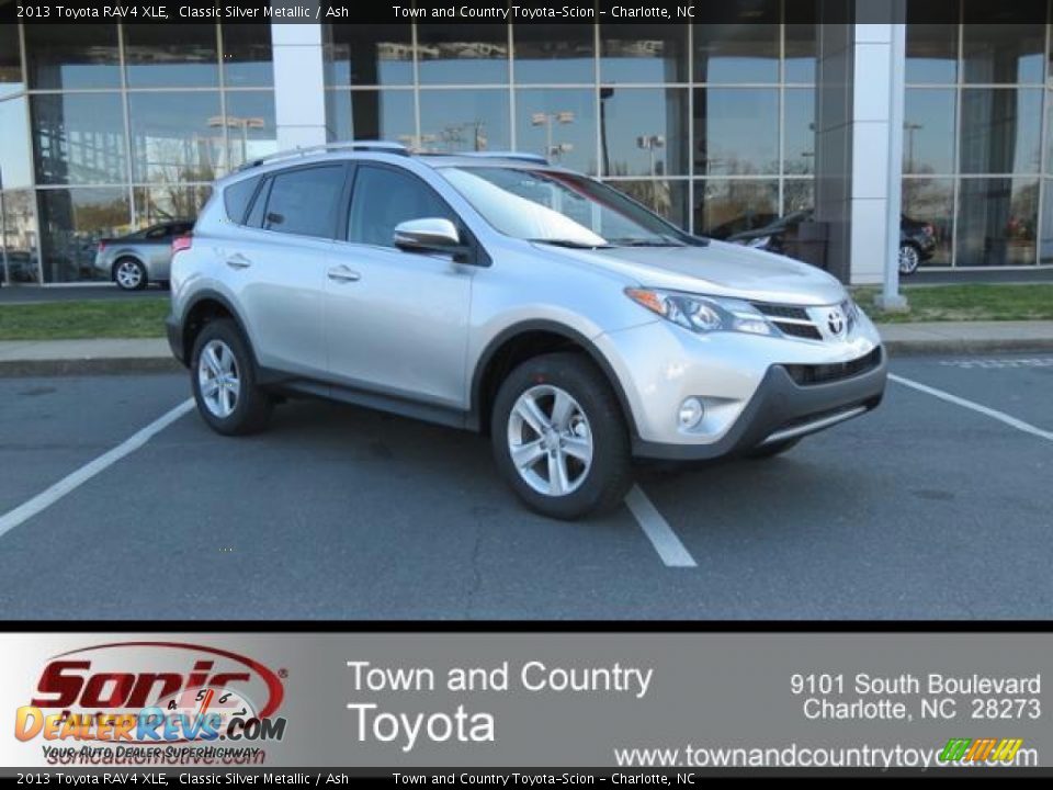2013 Toyota RAV4 XLE Classic Silver Metallic / Ash Photo #1