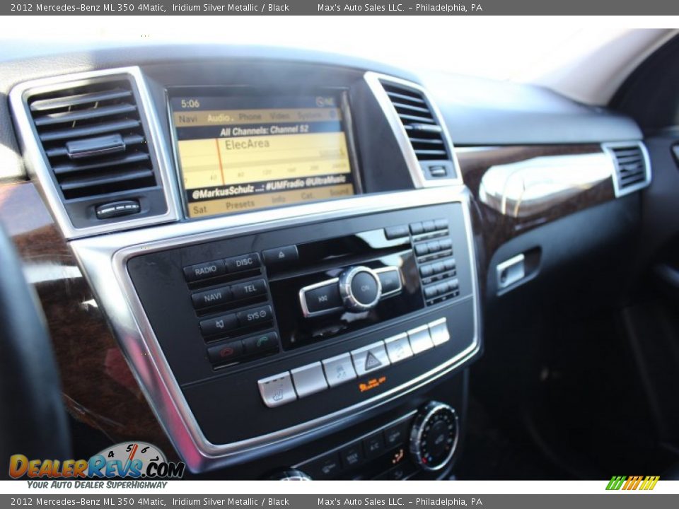 2012 Mercedes-Benz ML 350 4Matic Iridium Silver Metallic / Black Photo #5