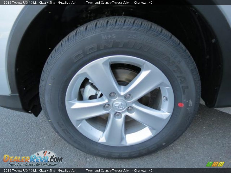 2013 Toyota RAV4 XLE Classic Silver Metallic / Ash Photo #4