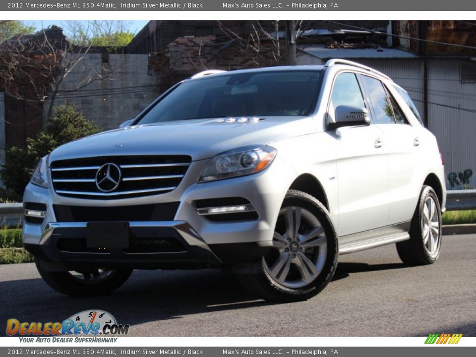 2012 Mercedes-Benz ML 350 4Matic Iridium Silver Metallic / Black Photo #6