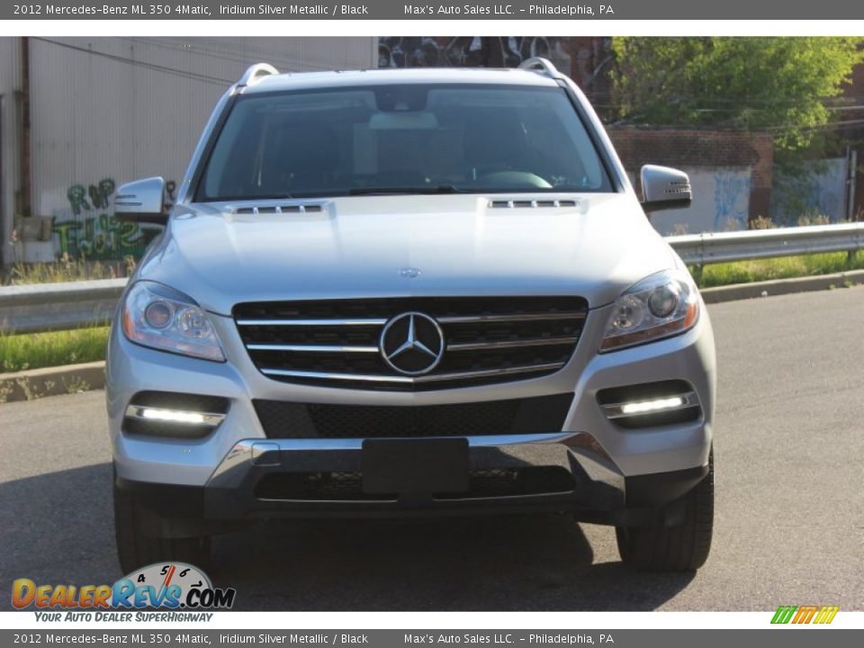 2012 Mercedes-Benz ML 350 4Matic Iridium Silver Metallic / Black Photo #8