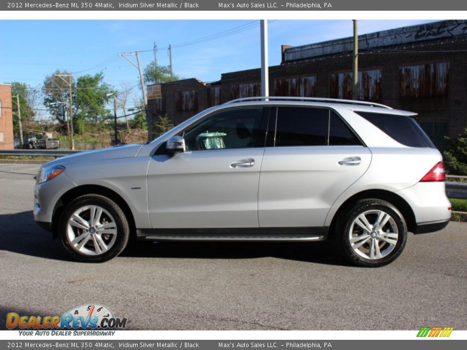 2012 Mercedes-Benz ML 350 4Matic Iridium Silver Metallic / Black Photo #9