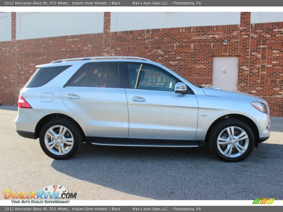 2012 Mercedes-Benz ML 350 4Matic Iridium Silver Metallic / Black Photo #11