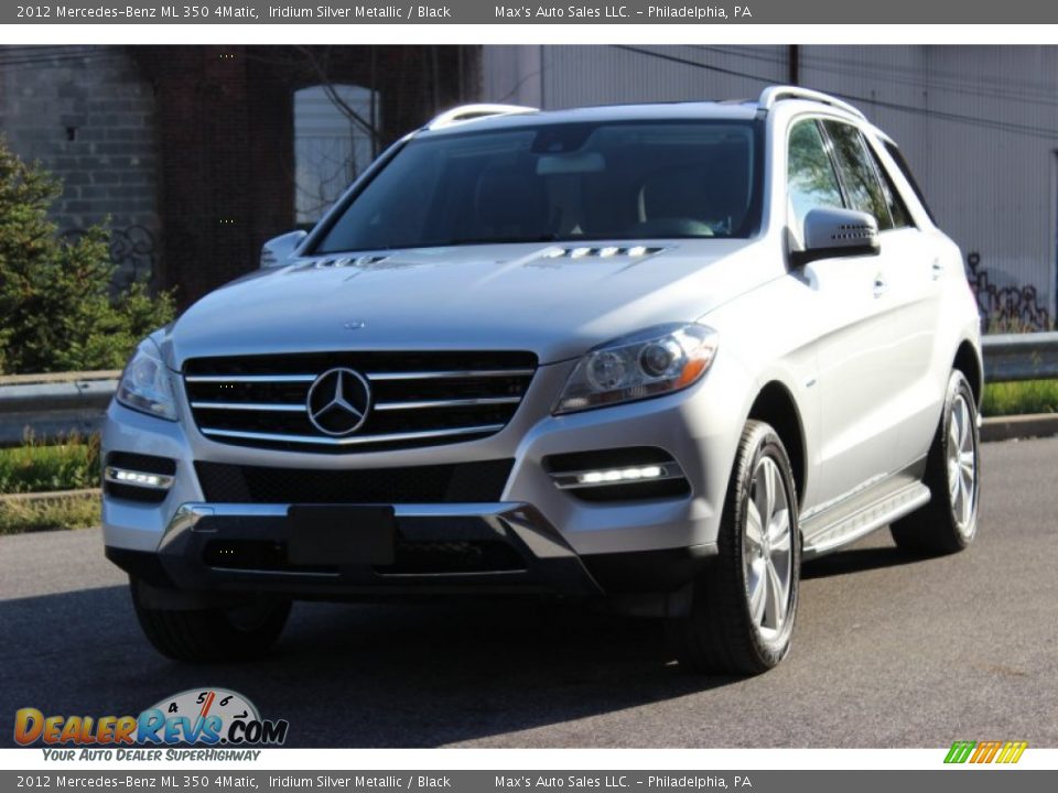2012 Mercedes-Benz ML 350 4Matic Iridium Silver Metallic / Black Photo #13