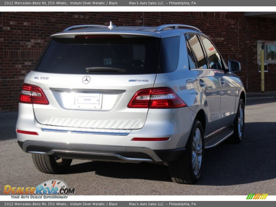 2012 Mercedes-Benz ML 350 4Matic Iridium Silver Metallic / Black Photo #15
