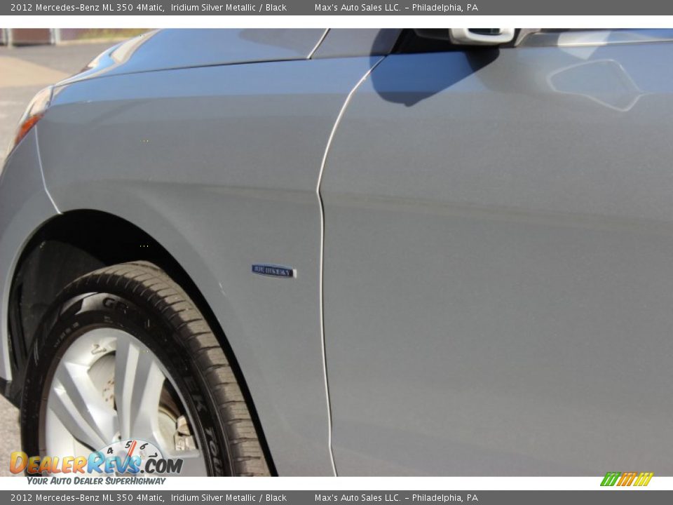 2012 Mercedes-Benz ML 350 4Matic Iridium Silver Metallic / Black Photo #16