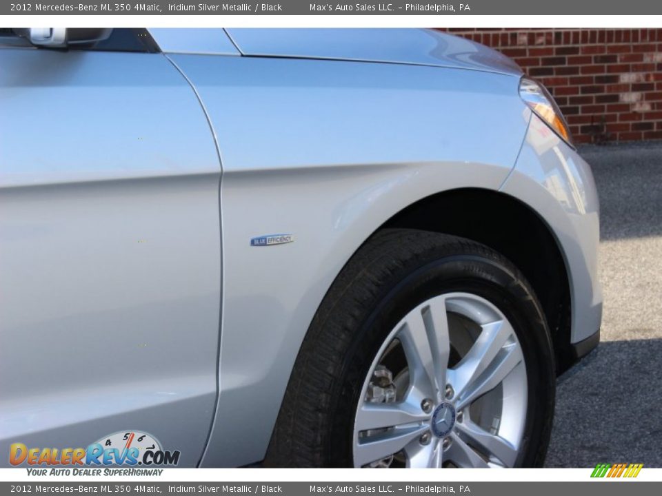 2012 Mercedes-Benz ML 350 4Matic Iridium Silver Metallic / Black Photo #17