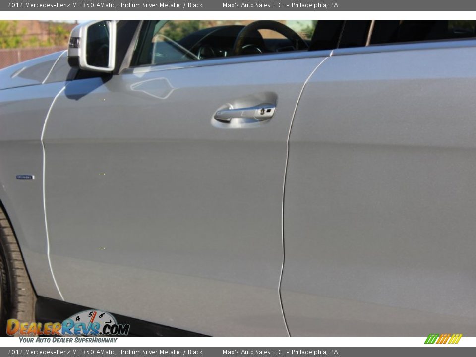 2012 Mercedes-Benz ML 350 4Matic Iridium Silver Metallic / Black Photo #18