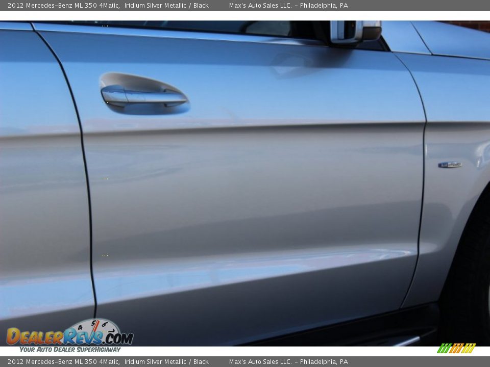 2012 Mercedes-Benz ML 350 4Matic Iridium Silver Metallic / Black Photo #19