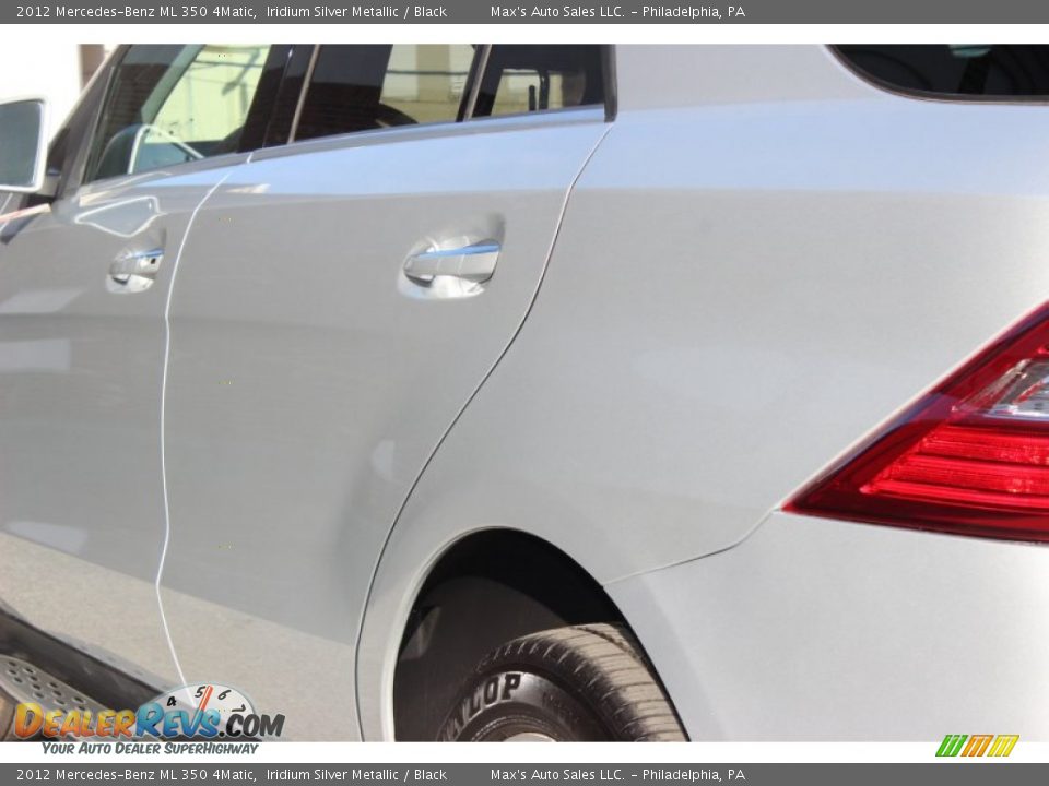 2012 Mercedes-Benz ML 350 4Matic Iridium Silver Metallic / Black Photo #20
