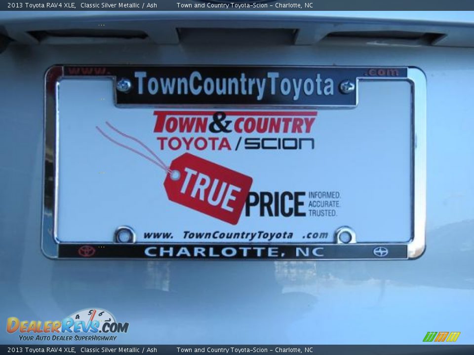 2013 Toyota RAV4 XLE Classic Silver Metallic / Ash Photo #23