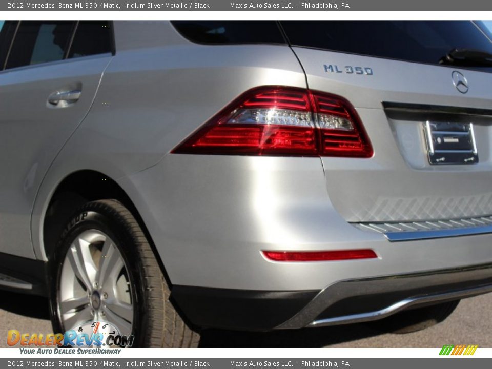 2012 Mercedes-Benz ML 350 4Matic Iridium Silver Metallic / Black Photo #22