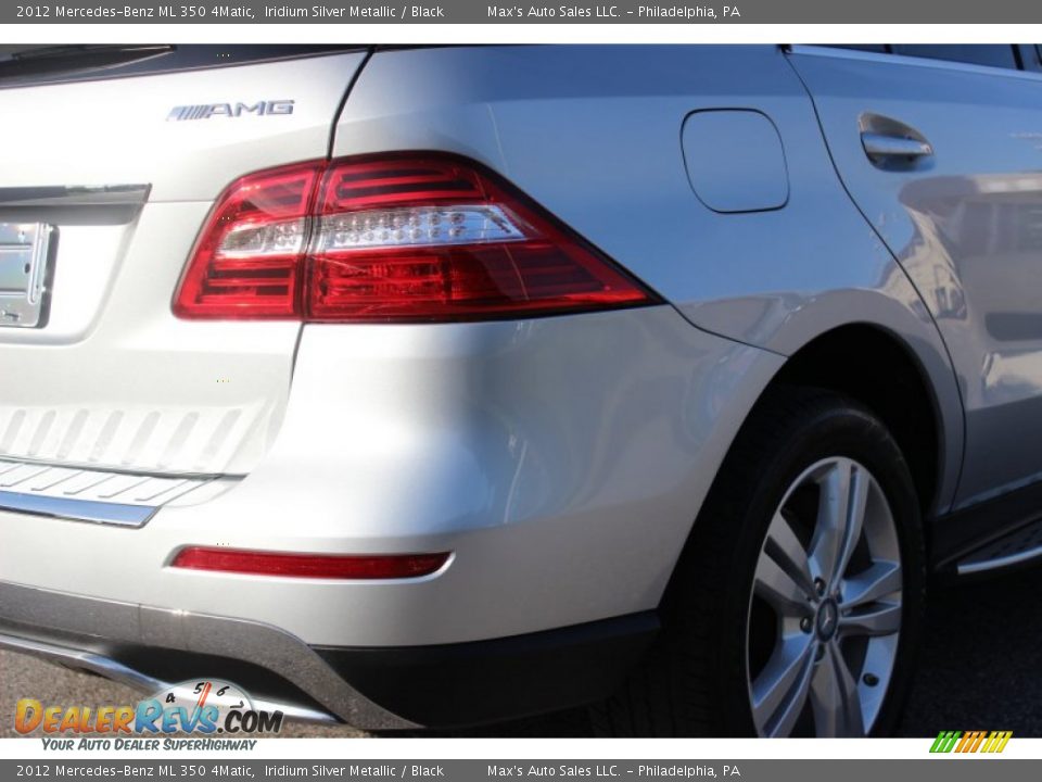 2012 Mercedes-Benz ML 350 4Matic Iridium Silver Metallic / Black Photo #23