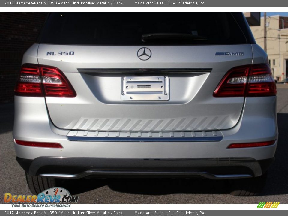 2012 Mercedes-Benz ML 350 4Matic Iridium Silver Metallic / Black Photo #24