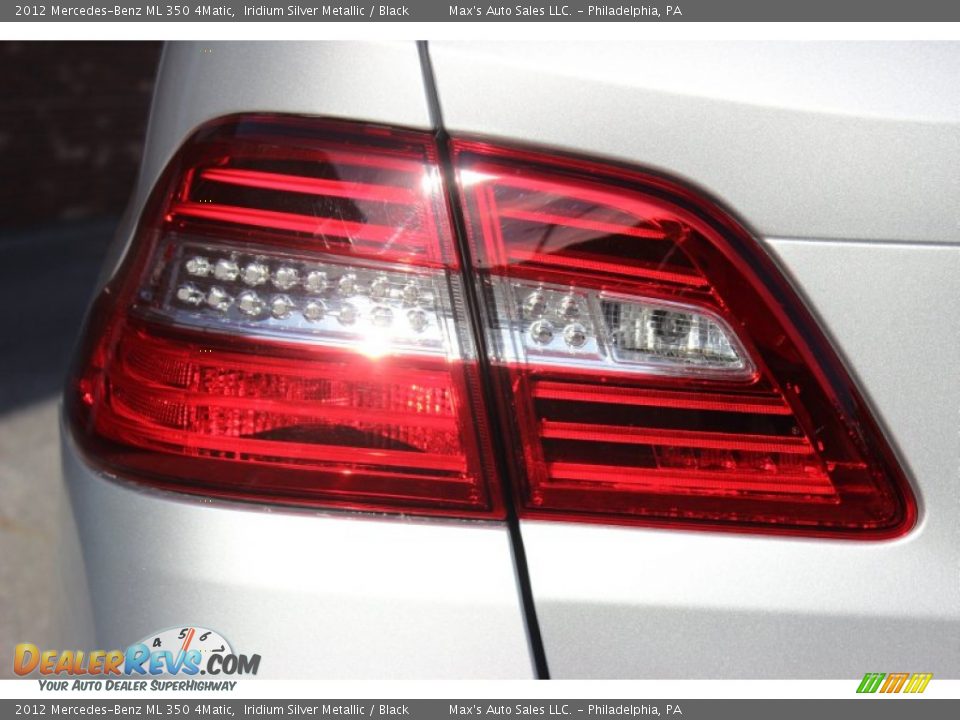 2012 Mercedes-Benz ML 350 4Matic Iridium Silver Metallic / Black Photo #25